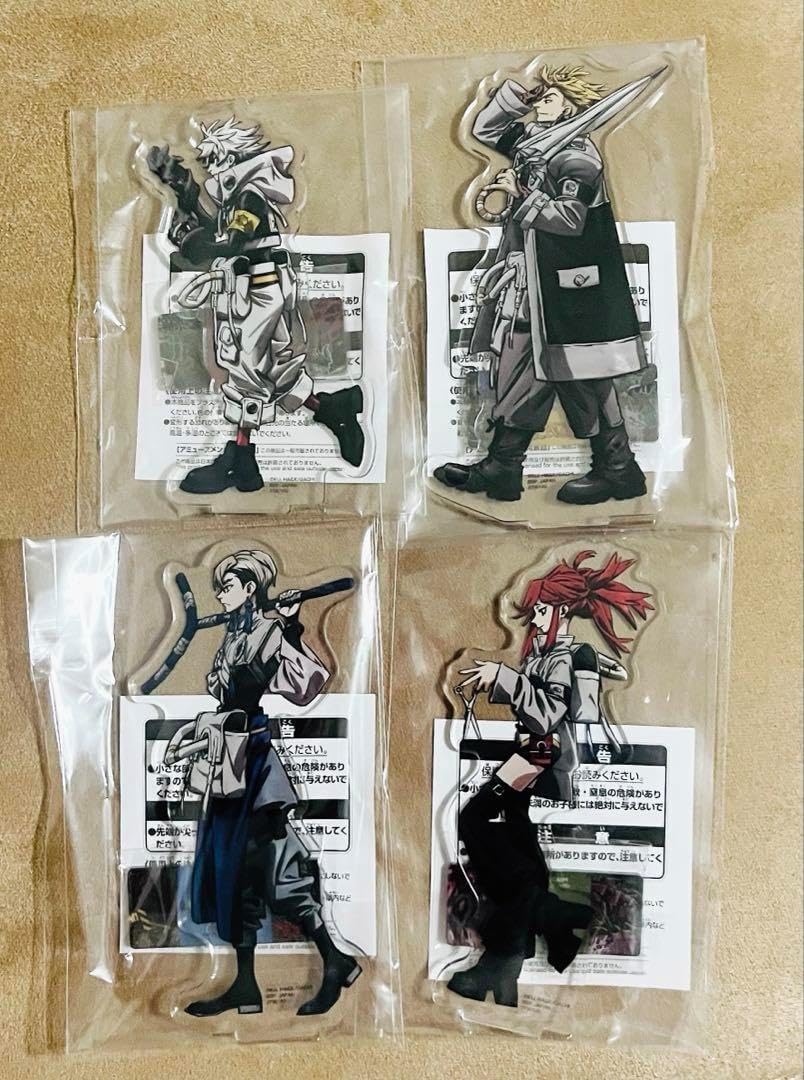 4. ガチアクタ スタンド付きアクリルプレート ガチアクタ スタンド付きアクリルプレート 限定 4種セット